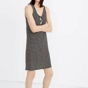 Madewell Striped Scoopneck Knit Tank Dress